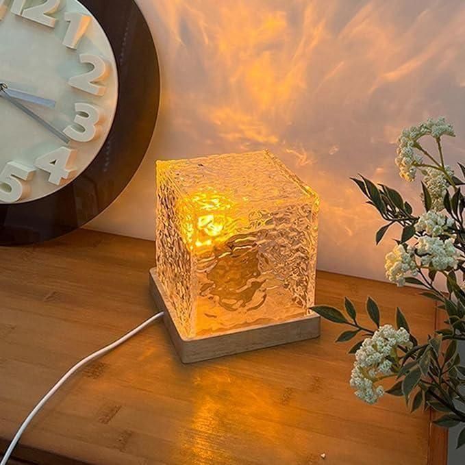 Rotating Water Ripple Aura Lamp