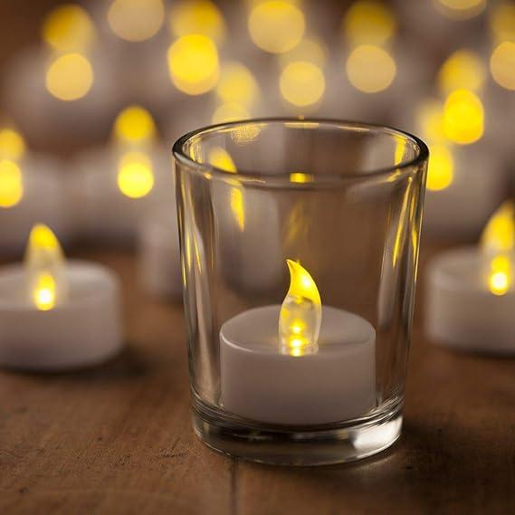 Battery Operated LED Candle Diya (Pack of 12)