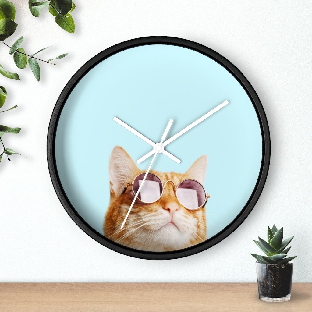 Cat is Always Right Wall Clock